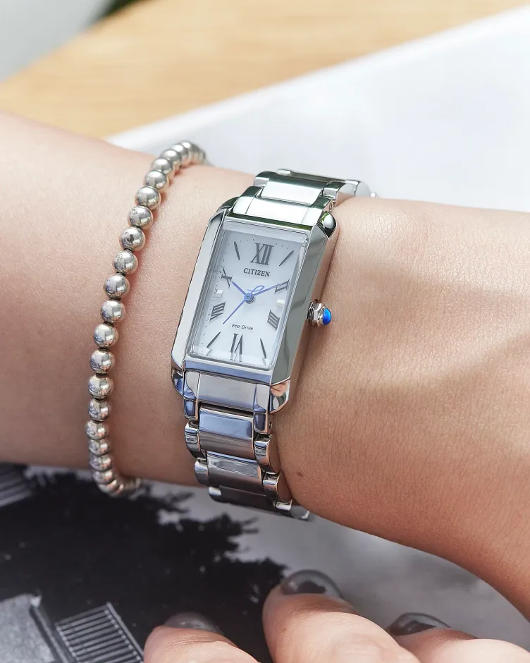 Citizen L Bianca White Dial Stainless Steel Bracelet EW5620-55A Citizen L Bianca White Dial Stainless Steel Bracelet EW5620-55A
